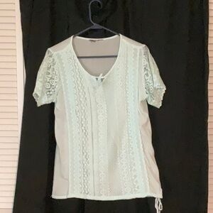 Mint Lace Women's Top